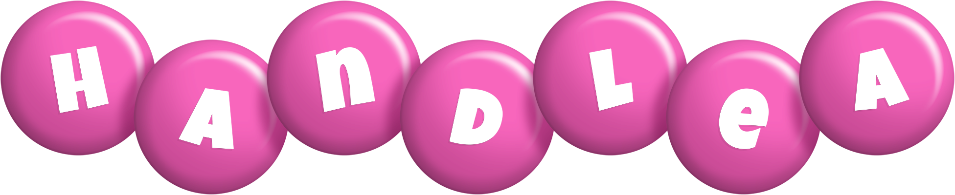 Handlea candy-pink logo