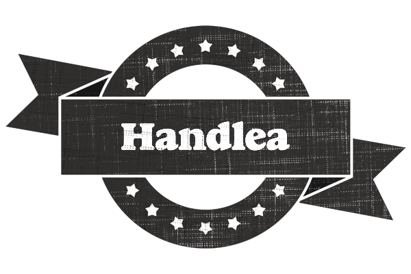 Handlea grunge logo