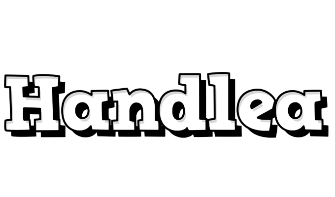 Handlea snowing logo