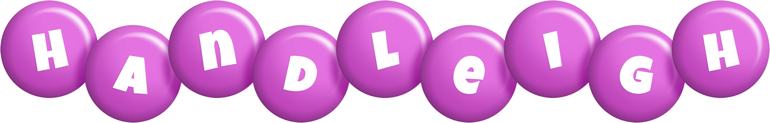 Handleigh candy-purple logo