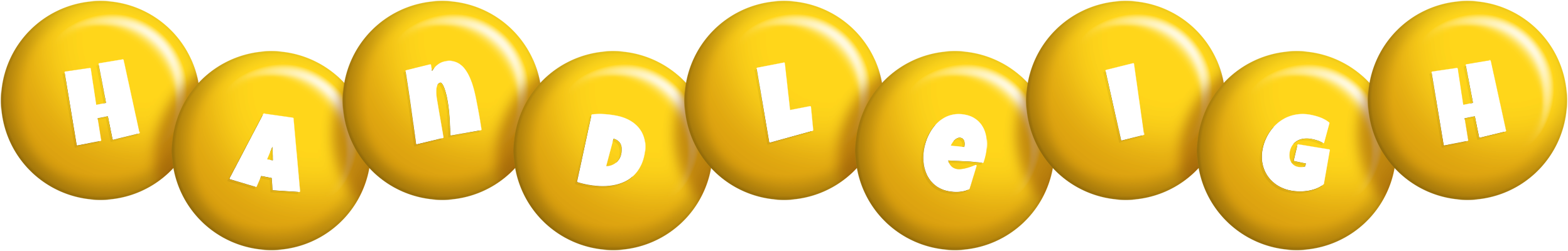 Handleigh candy-yellow logo