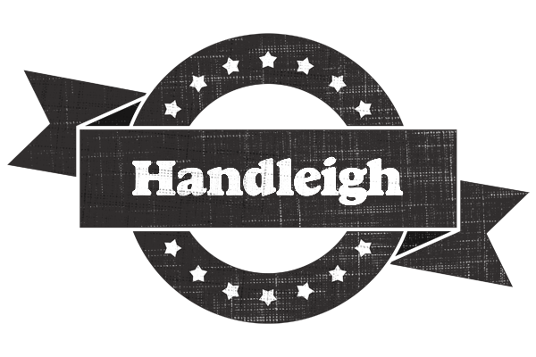 Handleigh grunge logo