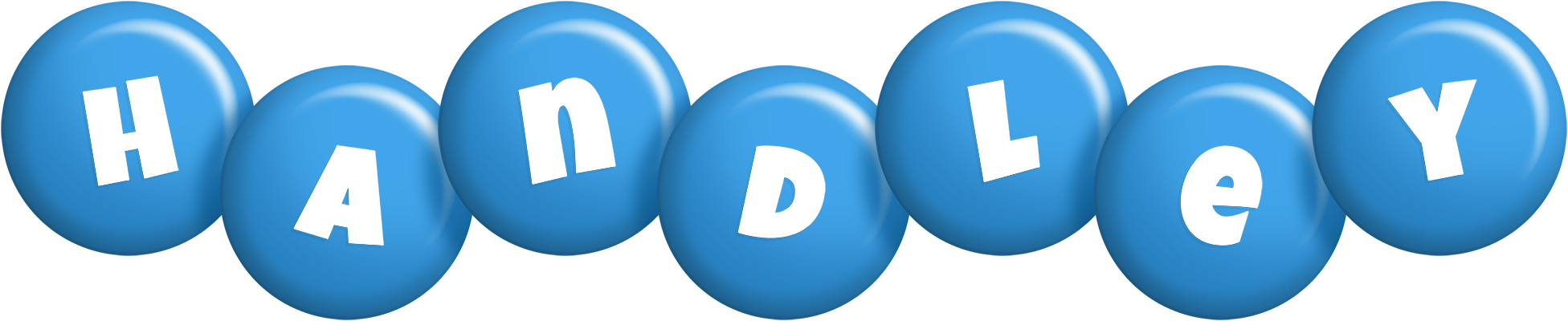 Handley candy-blue logo