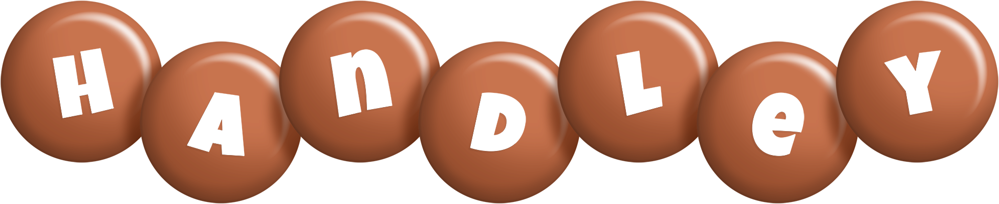Handley candy-brown logo
