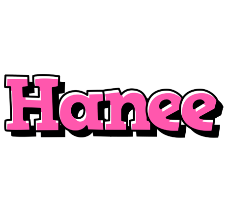 Hanee girlish logo