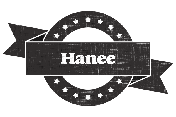 Hanee grunge logo