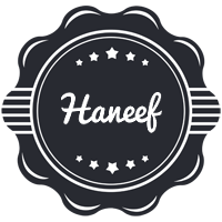 Haneef badge logo