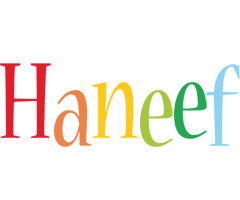 Haneef birthday logo