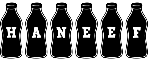 Haneef bottle logo