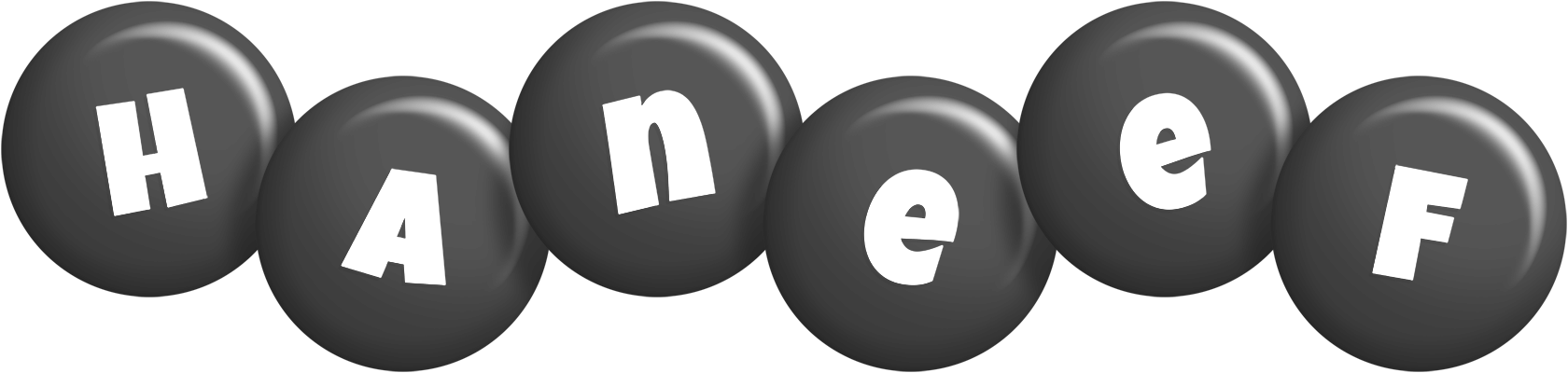 Haneef candy-black logo