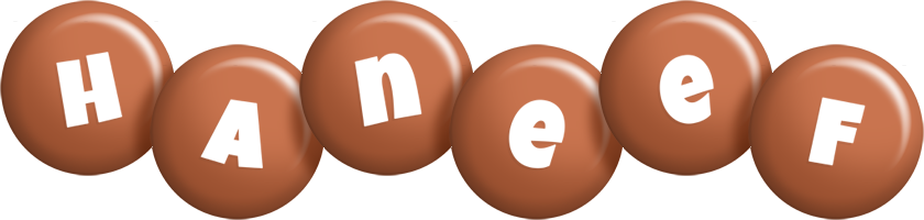 Haneef candy-brown logo