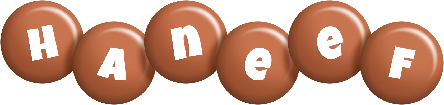 Haneef candy-brown logo
