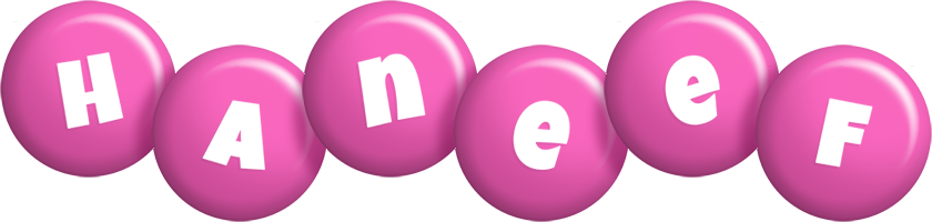 Haneef candy-pink logo