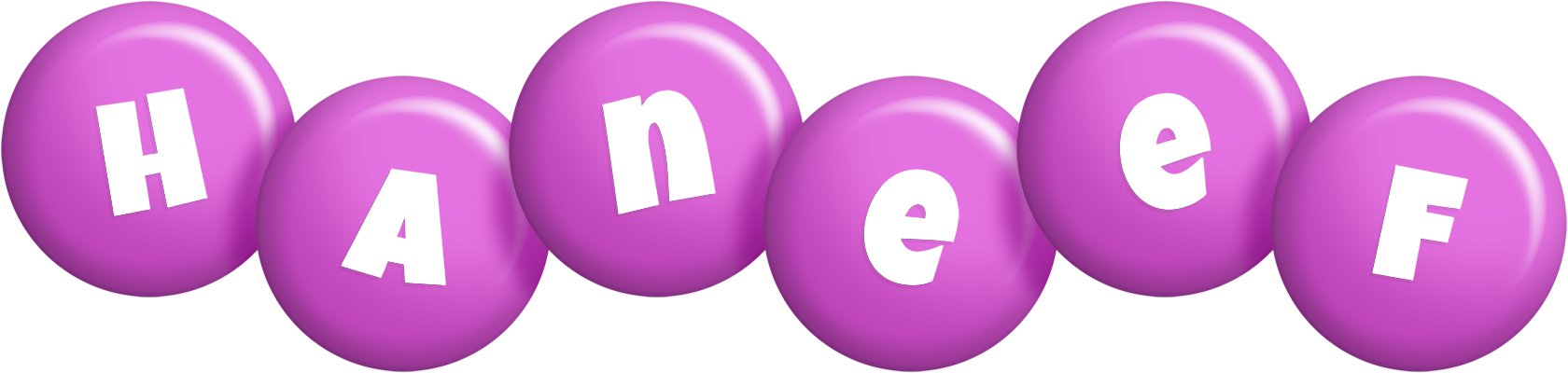 Haneef candy-purple logo