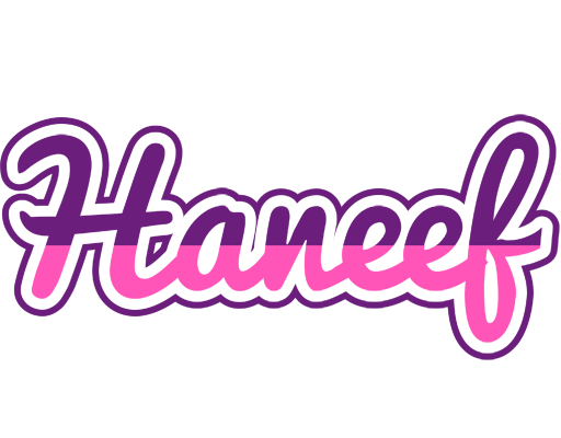 Haneef cheerful logo