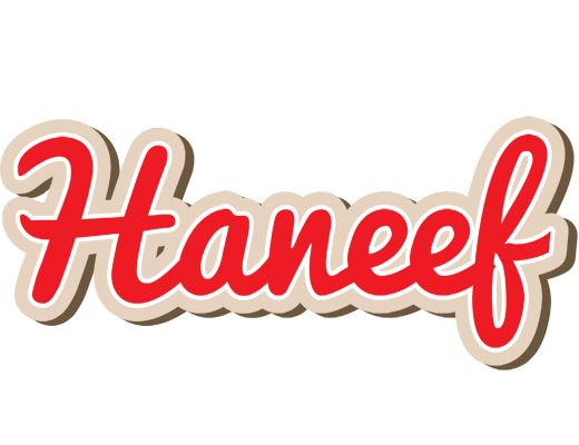 Haneef chocolate logo