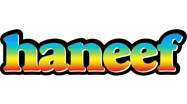 Haneef color logo