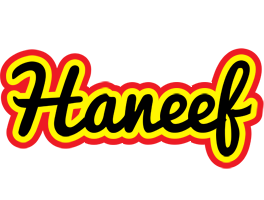 Haneef flaming logo