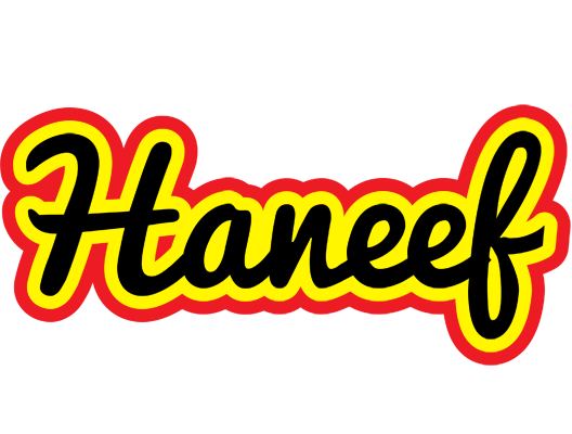 Haneef flaming logo