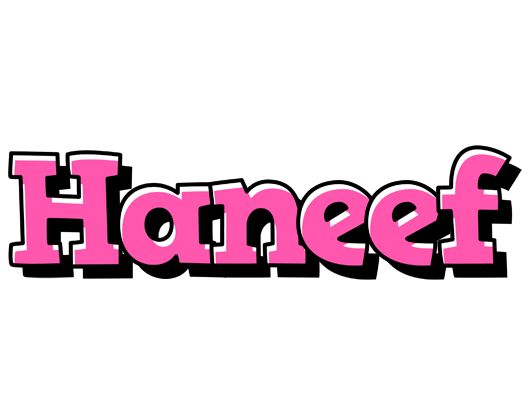 Haneef girlish logo