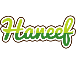 Haneef golfing logo