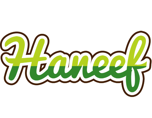Haneef golfing logo