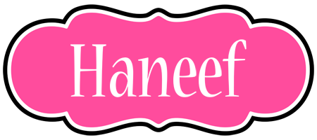 Haneef invitation logo