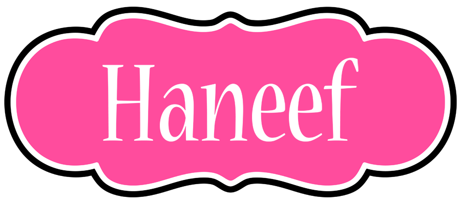 Haneef invitation logo
