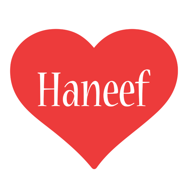 Haneef love logo