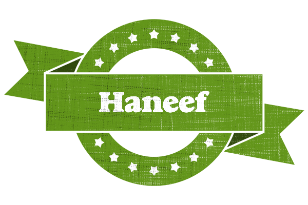 Haneef natural logo