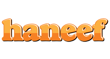 Haneef orange logo