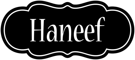 Haneef welcome logo