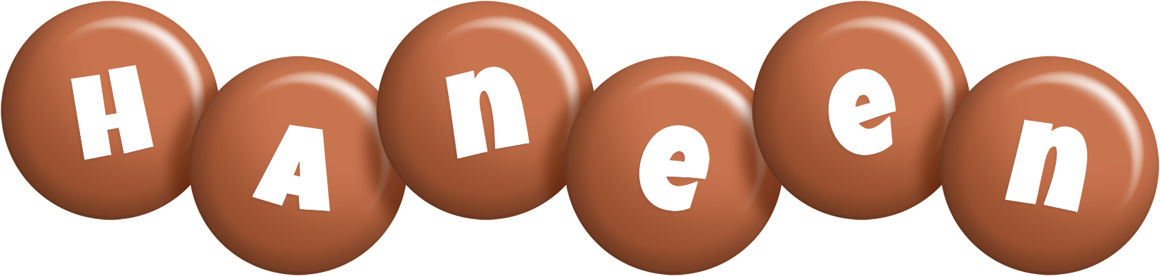 Haneen candy-brown logo