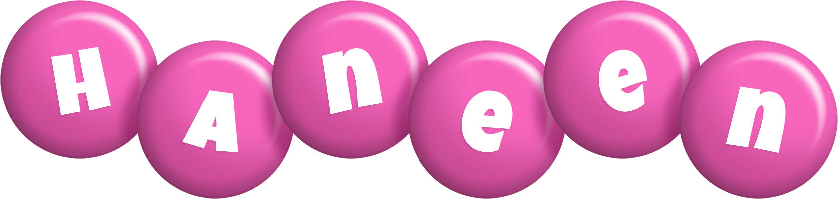 Haneen candy-pink logo