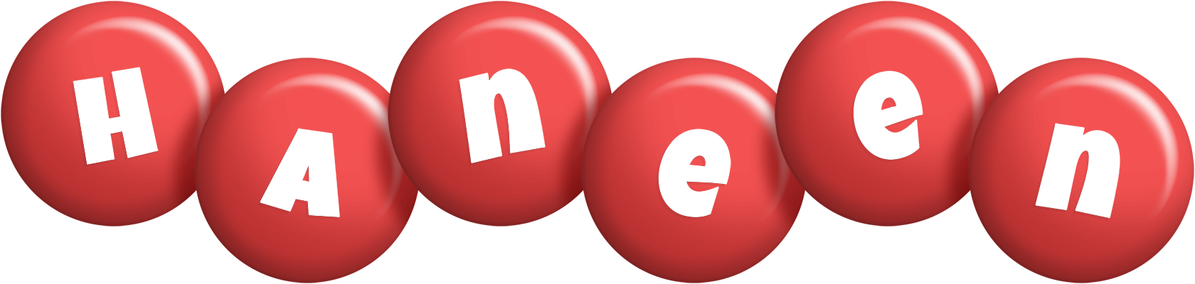 Haneen candy-red logo