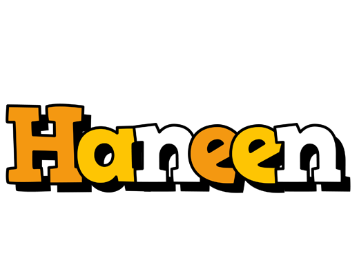 Haneen cartoon logo