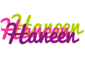 Haneen flowers logo