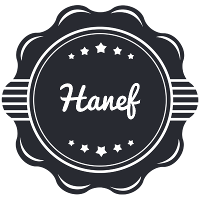 Hanef badge logo