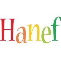 Hanef birthday logo