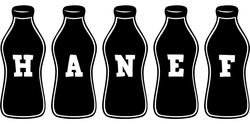 Hanef bottle logo