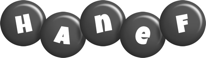 Hanef candy-black logo