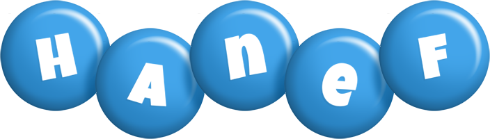 Hanef candy-blue logo