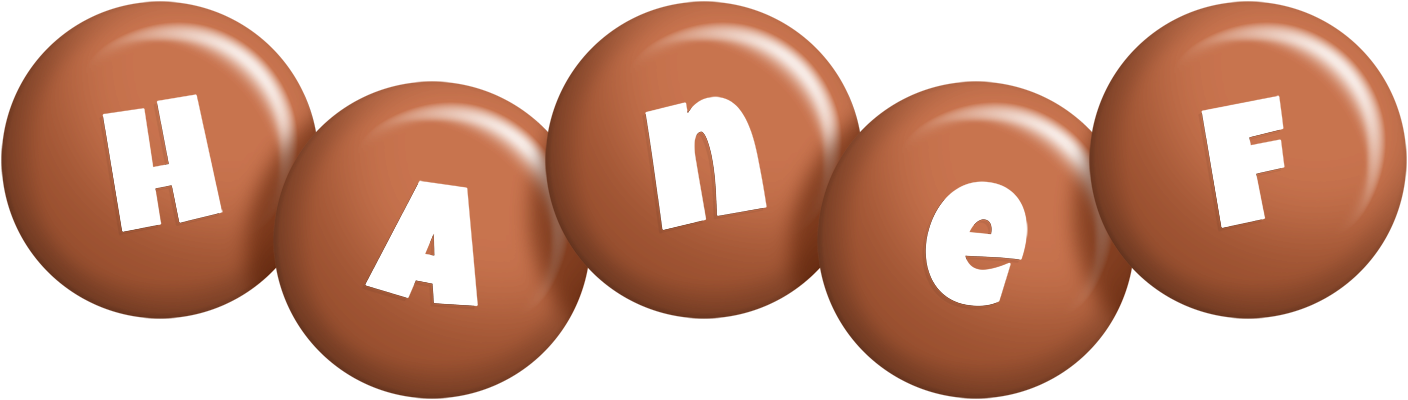 Hanef candy-brown logo