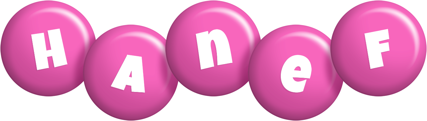 Hanef candy-pink logo