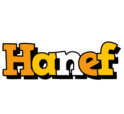 Hanef cartoon logo