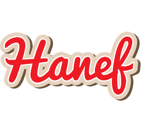 Hanef chocolate logo