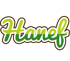Hanef golfing logo