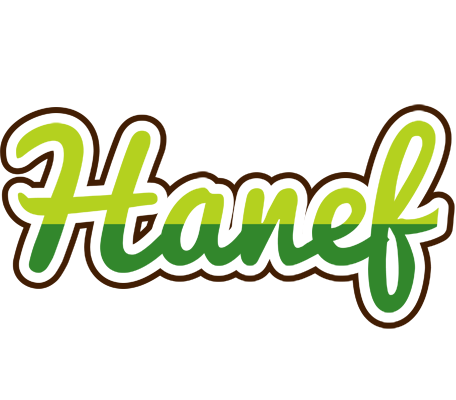 Hanef golfing logo