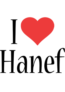 Hanef i-love logo