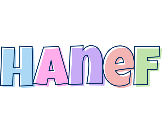 Hanef pastel logo